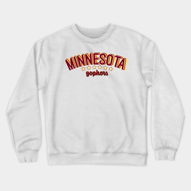 Minnesota Gophers Stars Crewneck Sweatshirt by sydneyurban